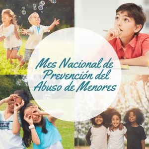 Mes Nacional de Prevención del Abuso de Menores